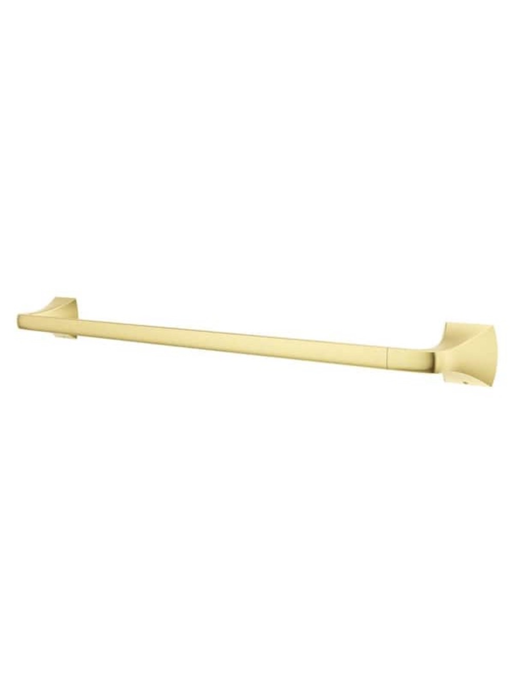 Brass Finish Wall-Mount Towel Bar - Polished Gold